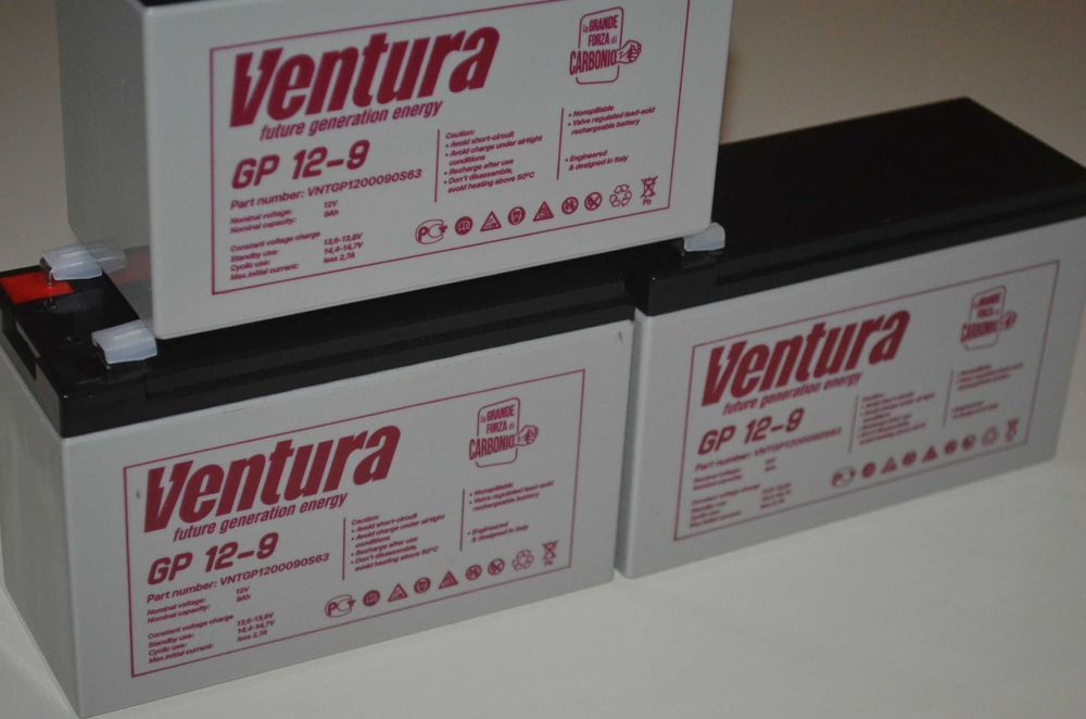 Аккумулятор Ventura 12v 9ah. Новая гелевая батарея. Испания
