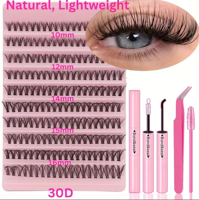 накладні вії для самонарощення 30D