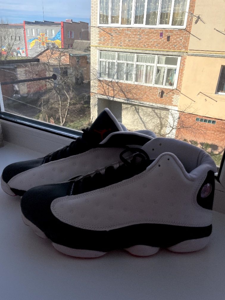 Кросівки JORDAN 13 White black red