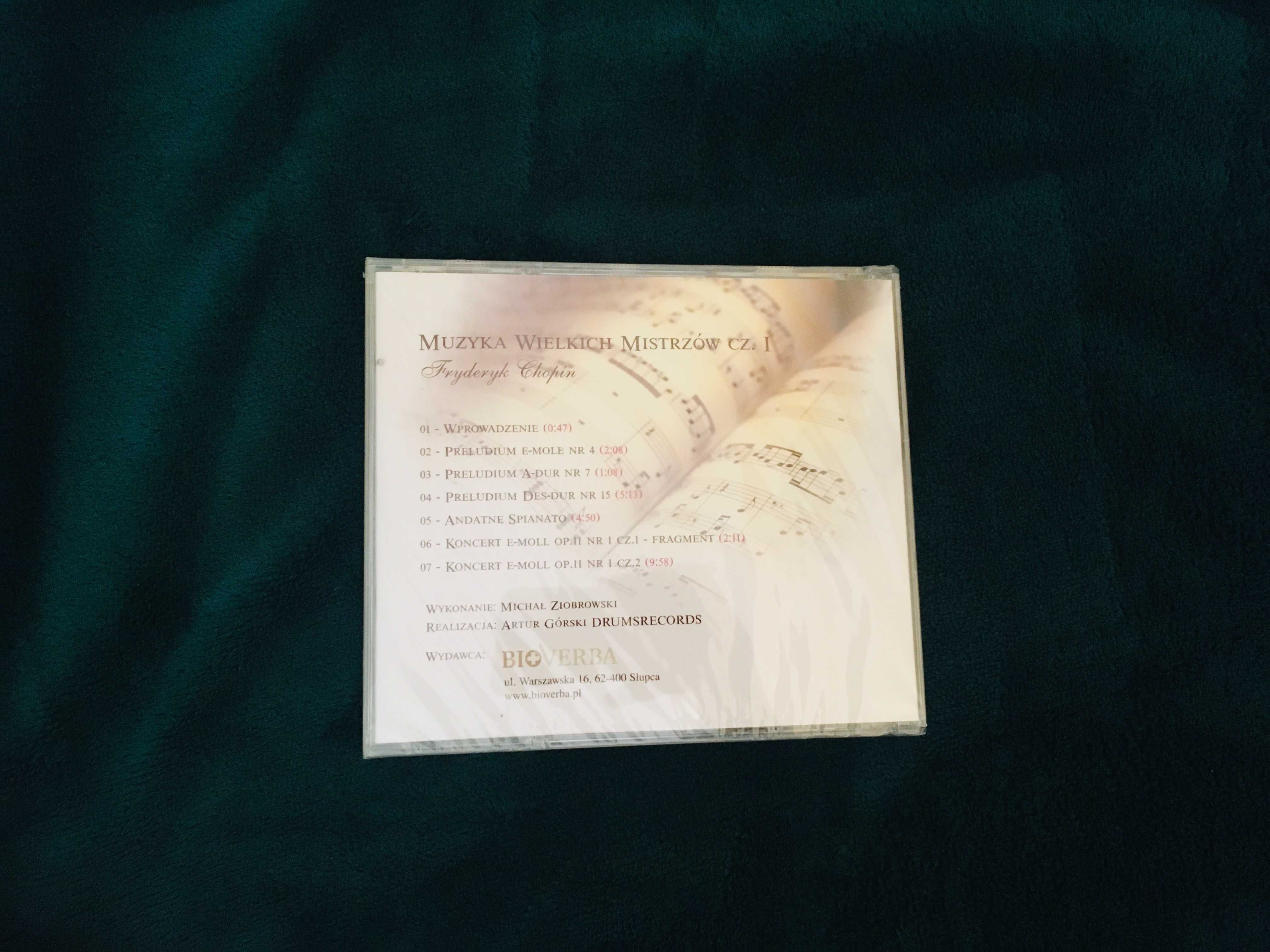 Płyta CD Muzyka Wielkich Mistrzów cz. I Chopin Nowa, w folii