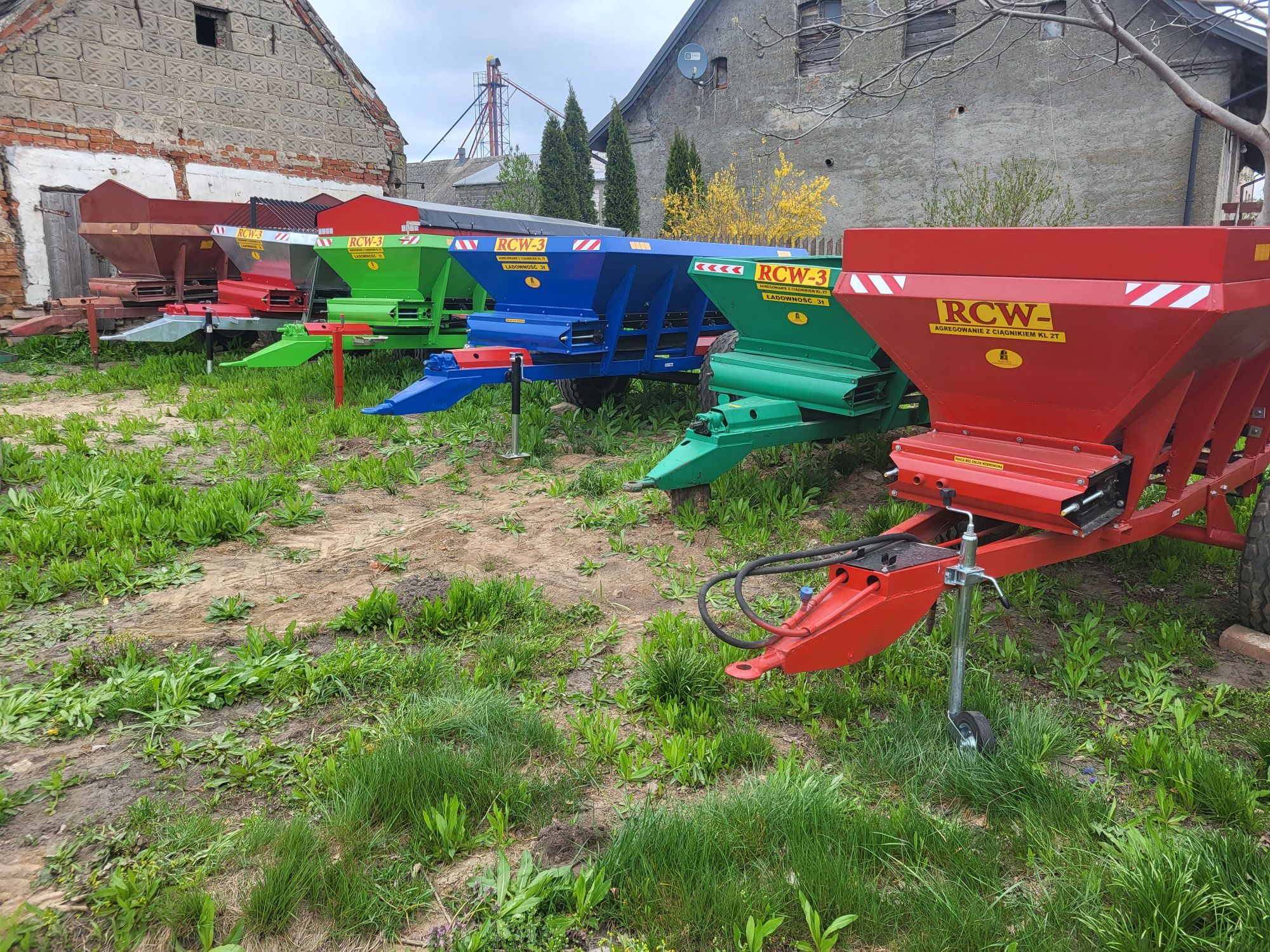 Rozsiewacz wapna Piast RCW3, ocynk, solarka, piaskarka RCW3, piast,