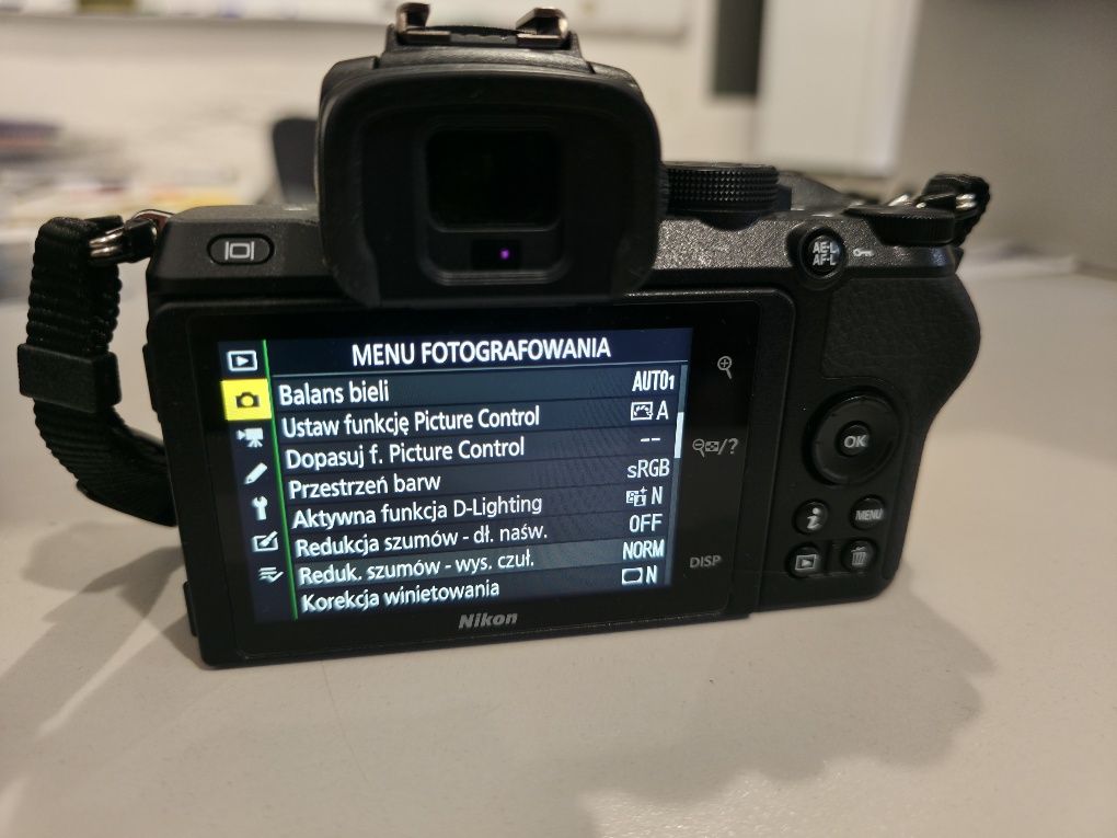 Aparat Nikon Z 50 w zestawie. Stan idealny.