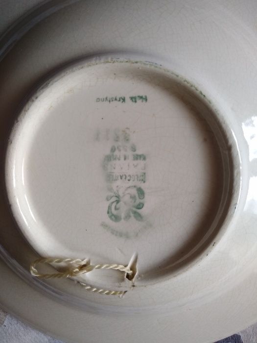 stary ceramiczny talerz