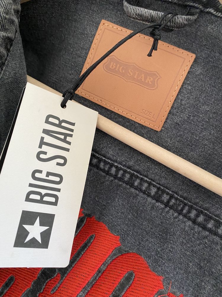 kurtka desperados unikat big star L jeans y2k drip drill opium piwo