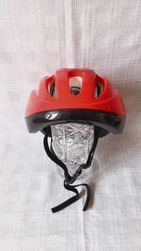 Kask rowerowy, nowy, rozmiar L, czerwony