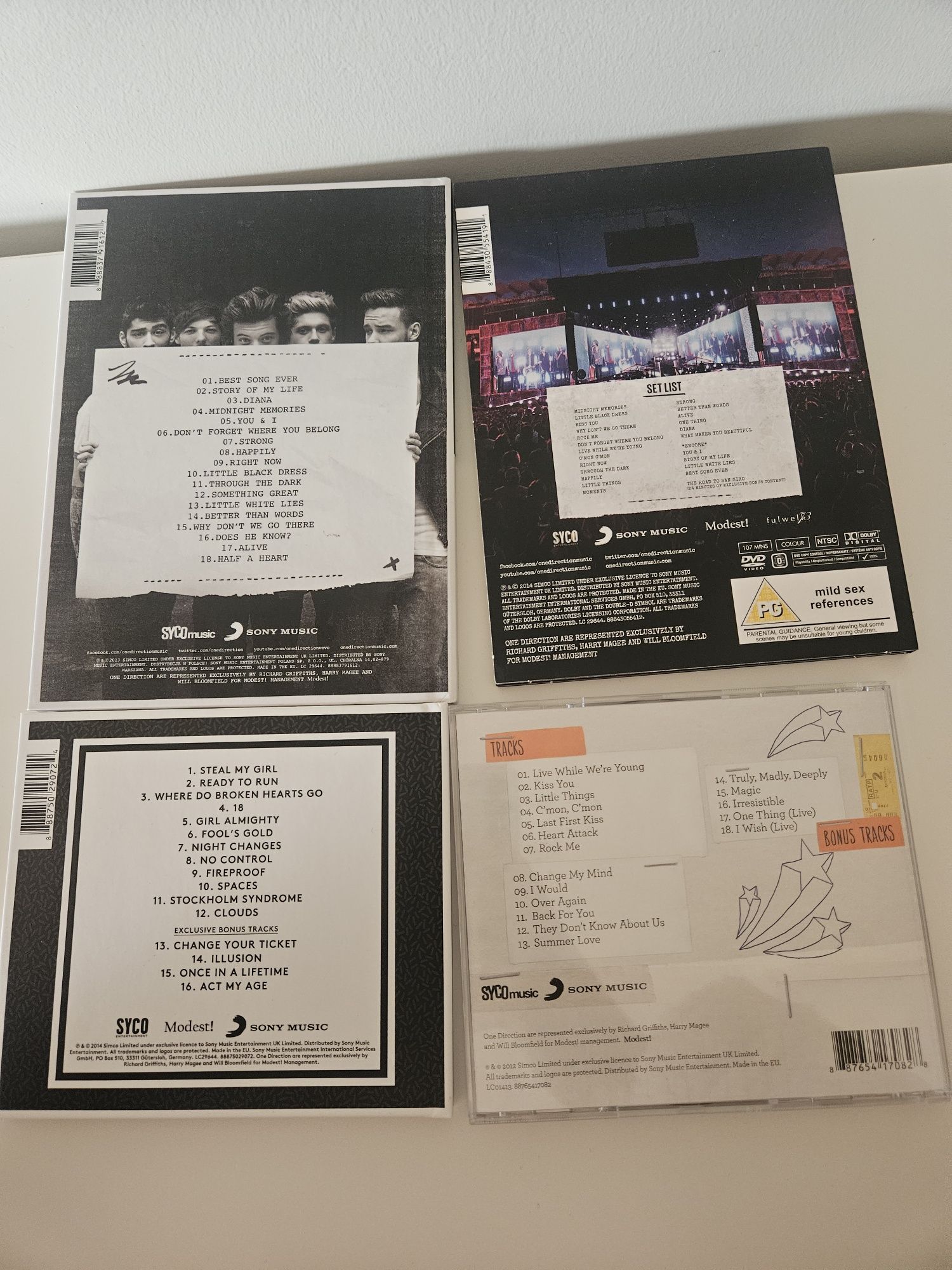 Dvds e cds One Direction