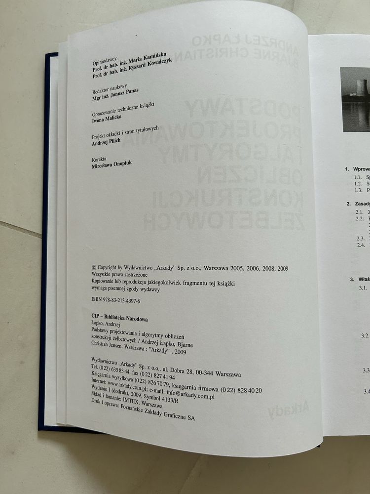 Podstawy projektowania i algorytmy obliczeń konstrukcji żelbetowych