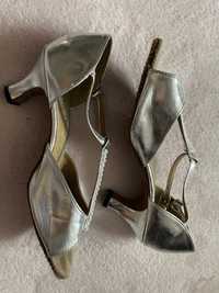 Туфлі латина срібні
