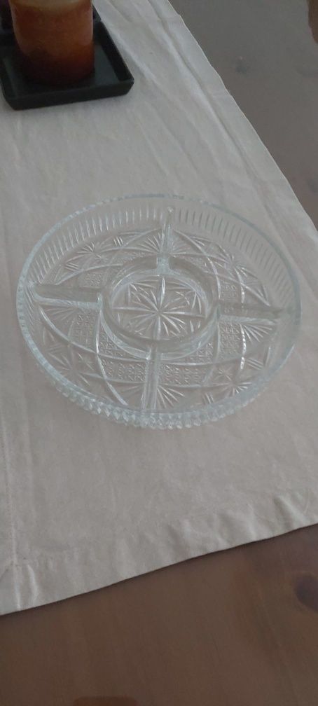 Travessas de Cristal p/ Aperitivos