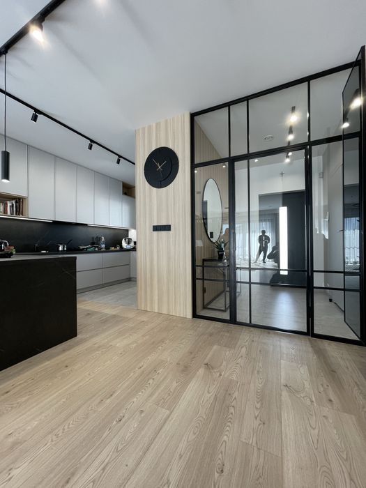 Drzwi loftowe / ścianka loftowa / drzwi metalowo szklane