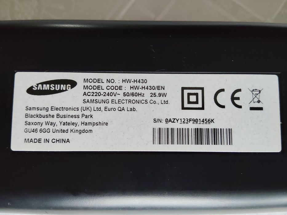 Samsung soundbar