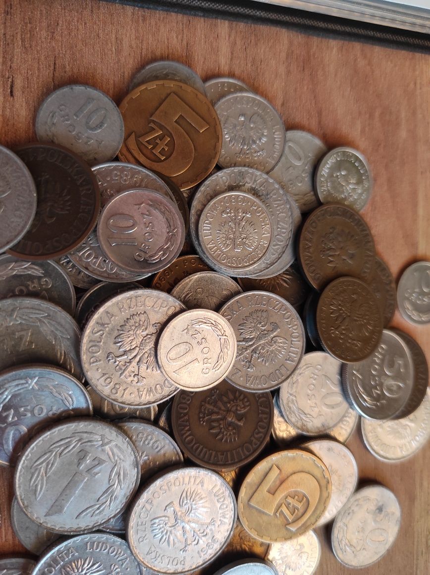 Stare banknoty PRL monety