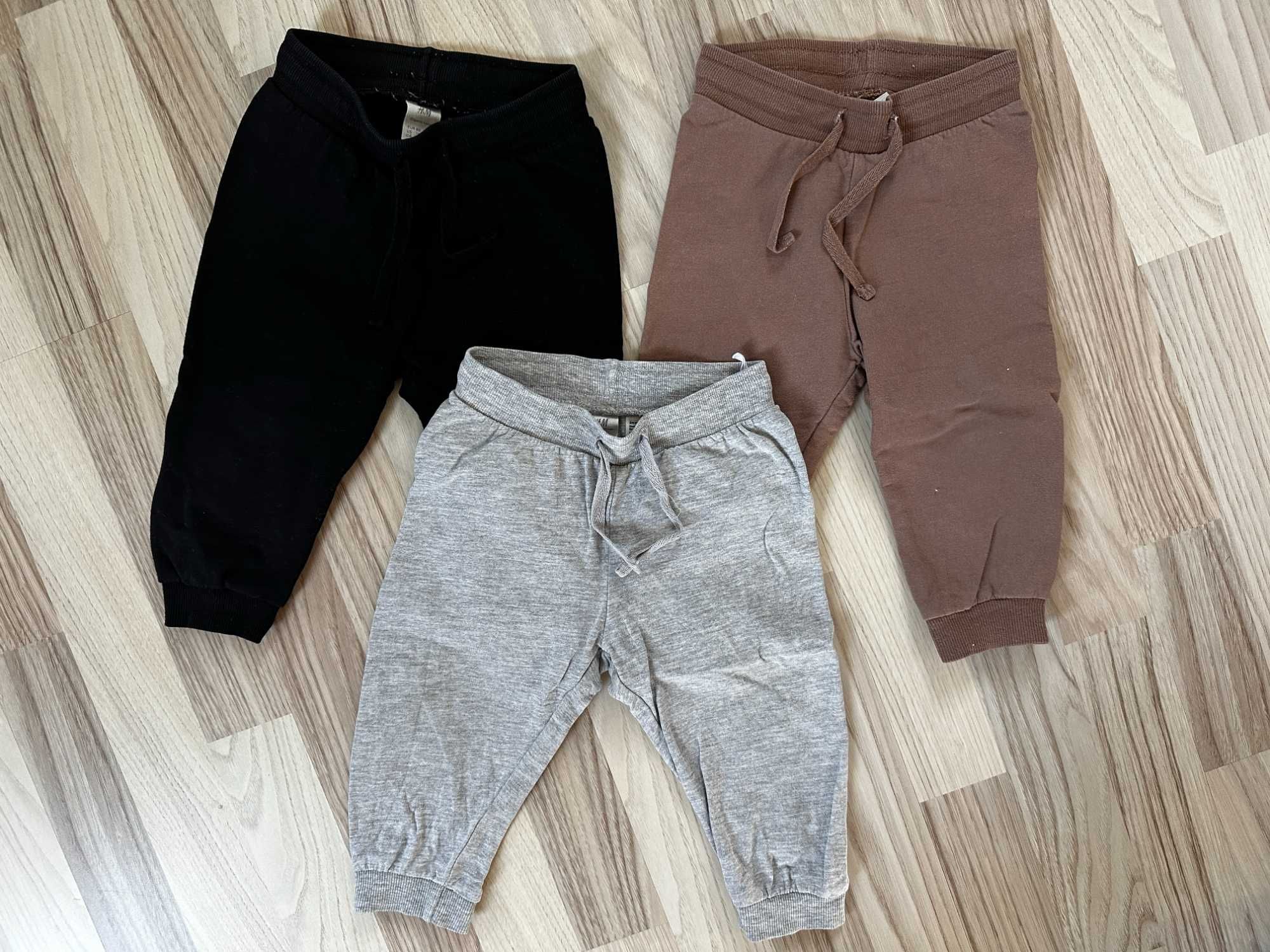 3-pak joggersow H&M 80