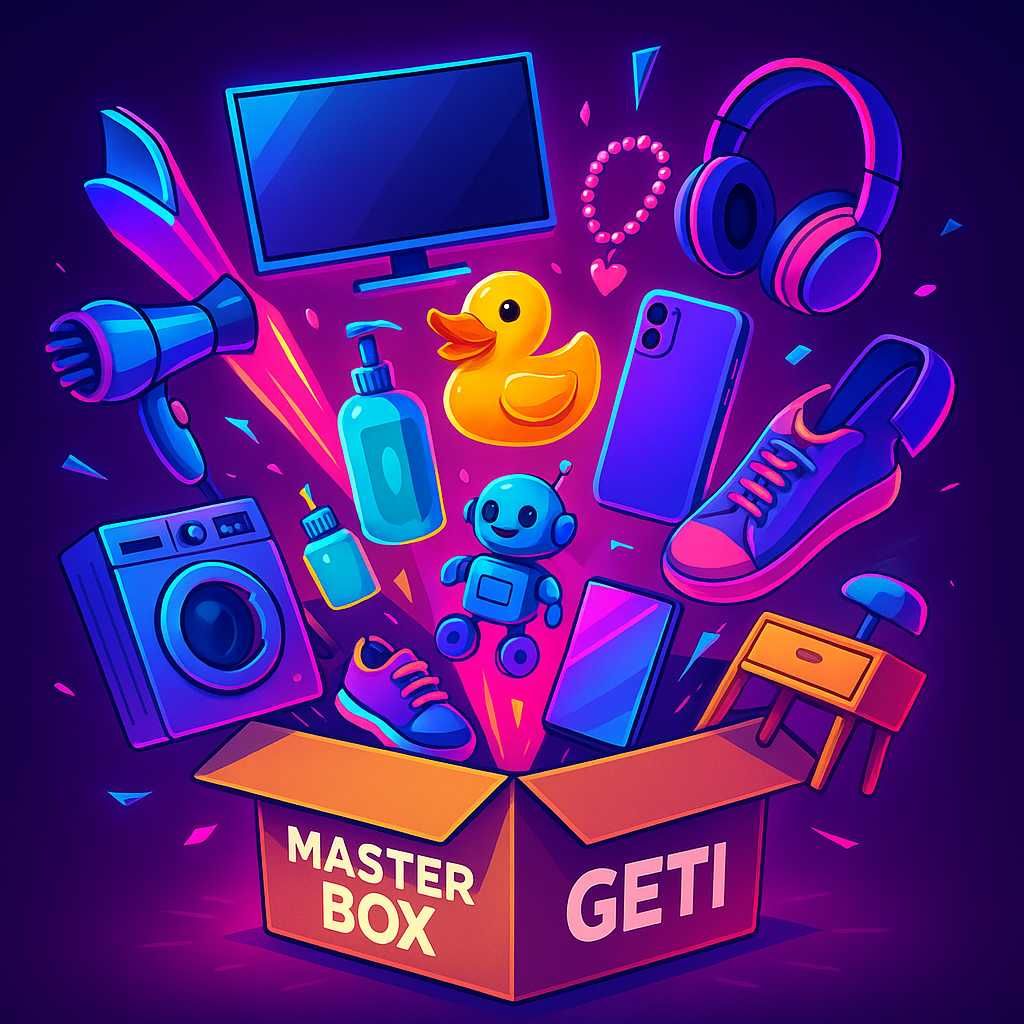 10szt. Paczka niespodzianka MYSTERY BOX GETI