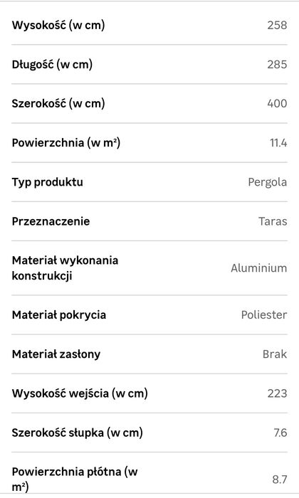 Zadaszenie na taras woliera.