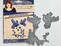 Wykrojnik Tattered Lace zestaw gałązka i ptaszki Big Shot scrapbooking