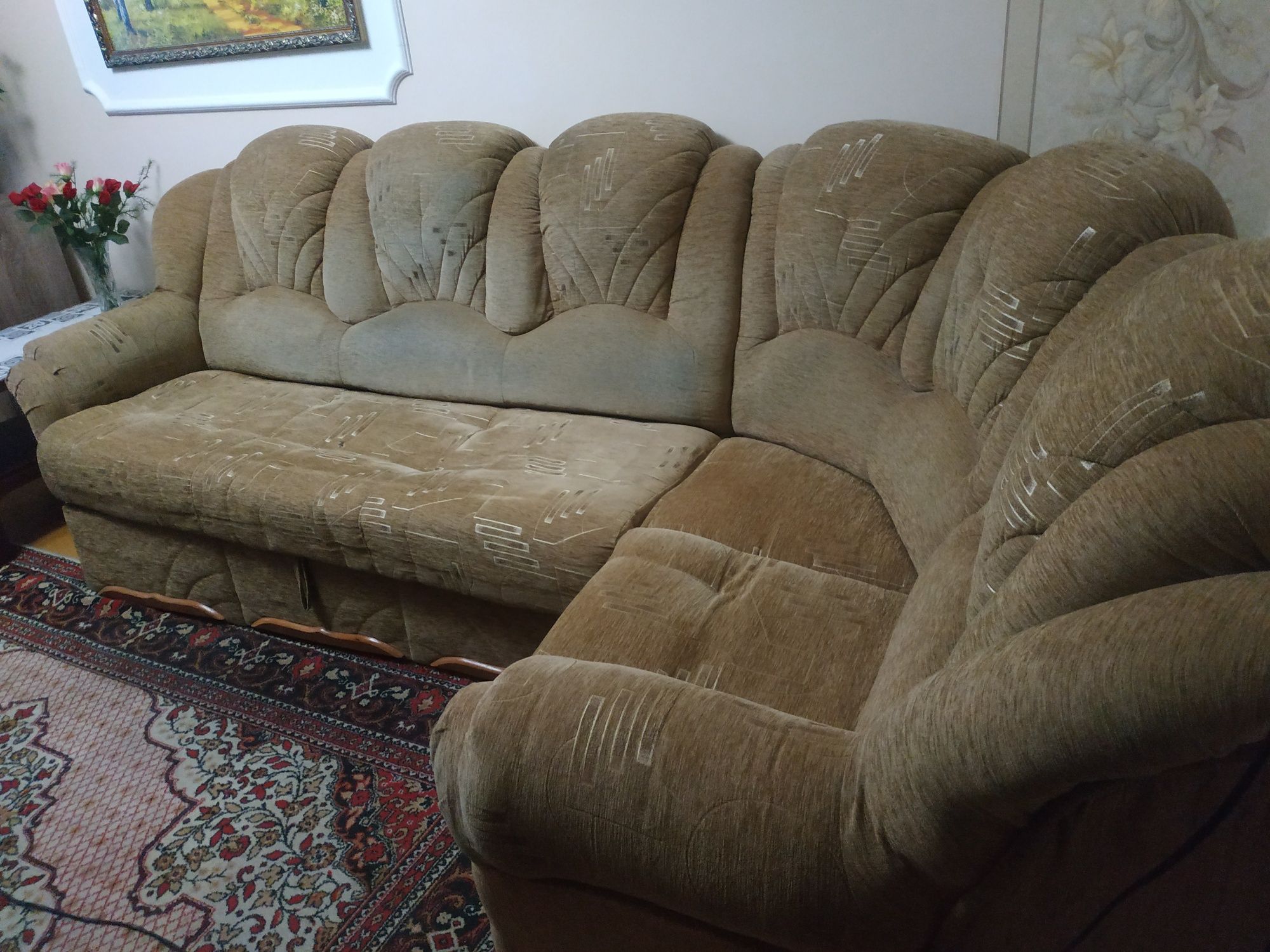 Кутовий диван,розмір  2,65:1.50