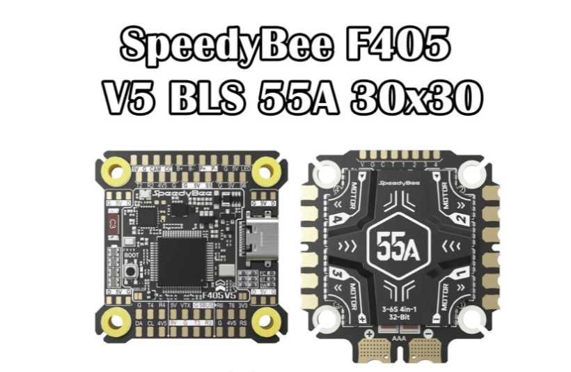 Стек контролю польоту SpeedyBee F405 V5 55A 30x30Aircraft FC&ESC Stack