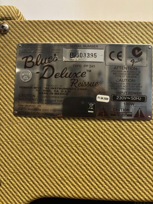 Fender Blues Deluxe Reissue | Tube Amp