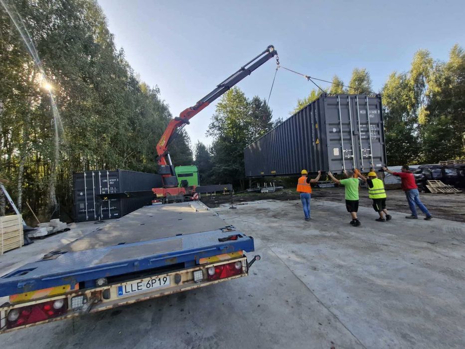 Kontener morski 40HC/12M/OW, NOWY 2025, magazynowy + transport hds