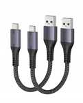 Zestaw 2 kabli  Typ USsb C Belker USB 3.1 Nowe 0.2m