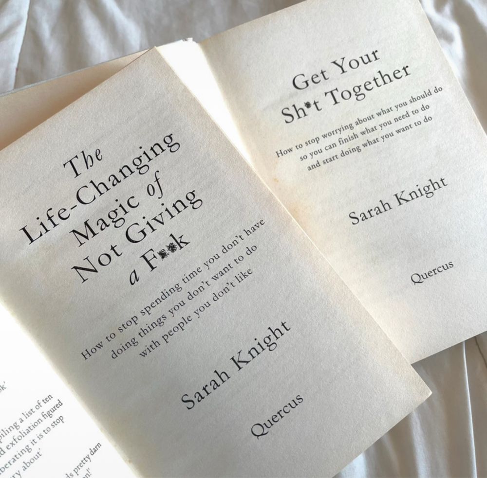 2 livros - sarah knight