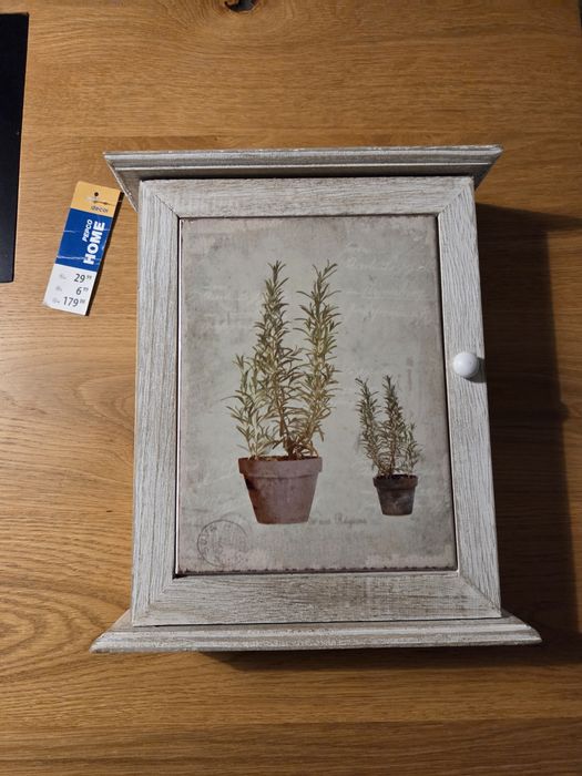 Szafka na klucze drewniana