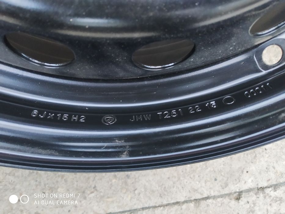 Нові диски R15 5*98 6J ET-39  dia 58.1 4шт