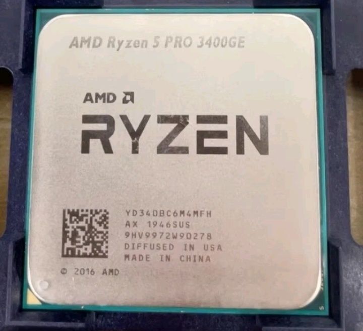 Процессор amd ryzen 5 pro 3400ge з вбудованою графікою vega 11