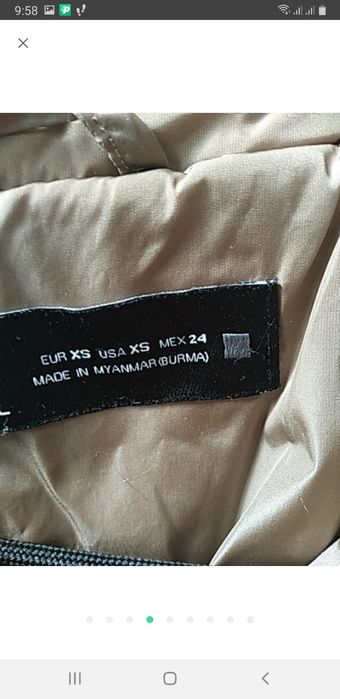 Продам пуховик Zara женский