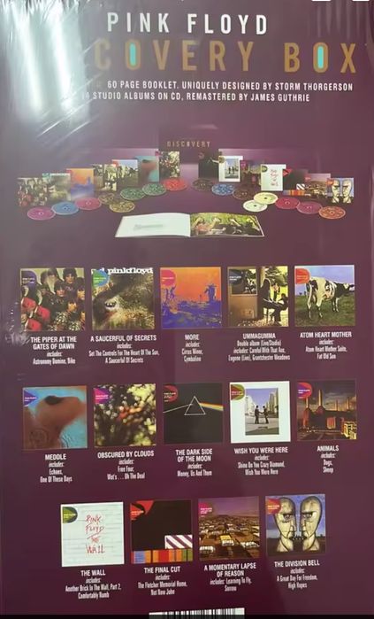 Pink Floyd Discovery zestaw płyt CD
