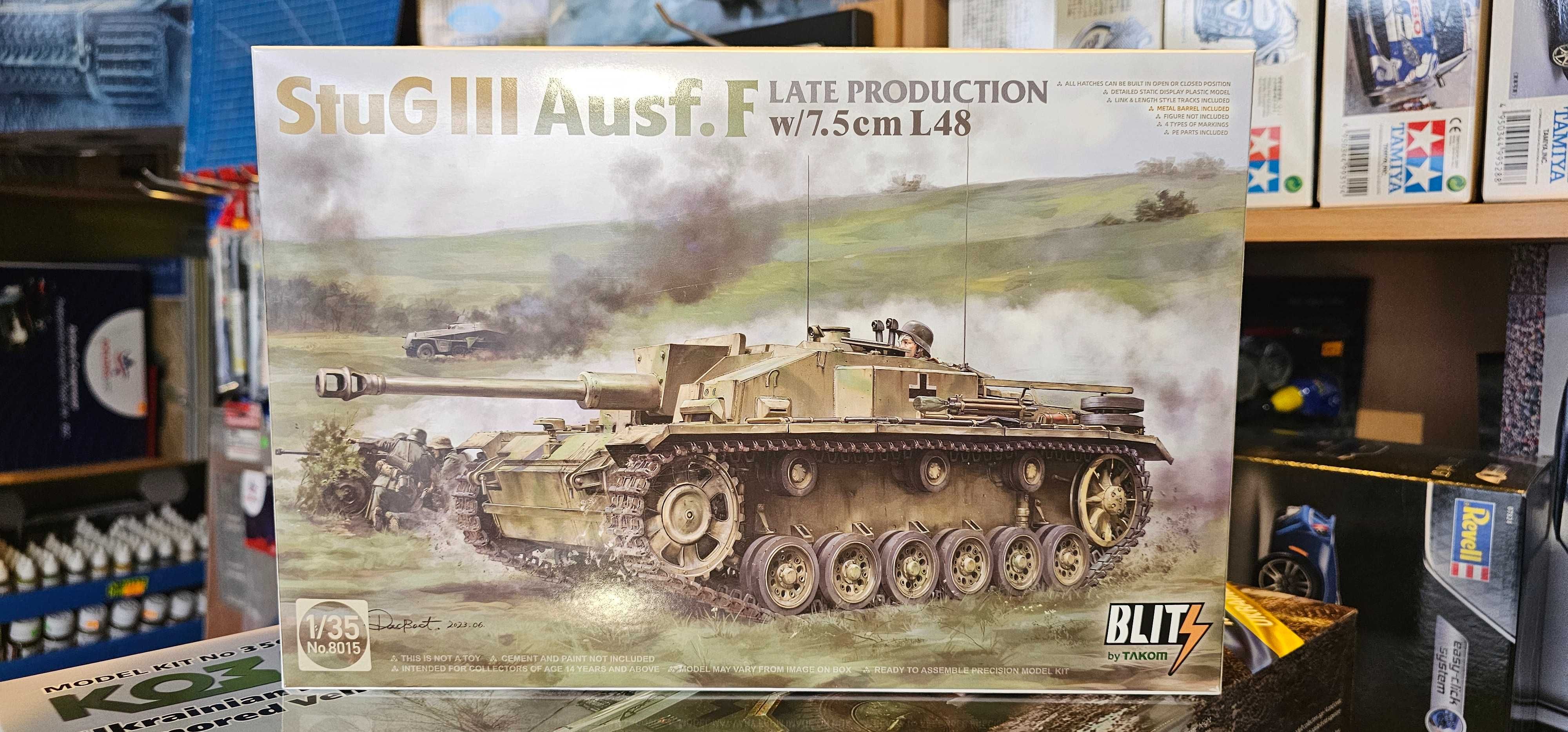 Takom 8015 StuG III Ausf.F Late Production w/7.5cm L48