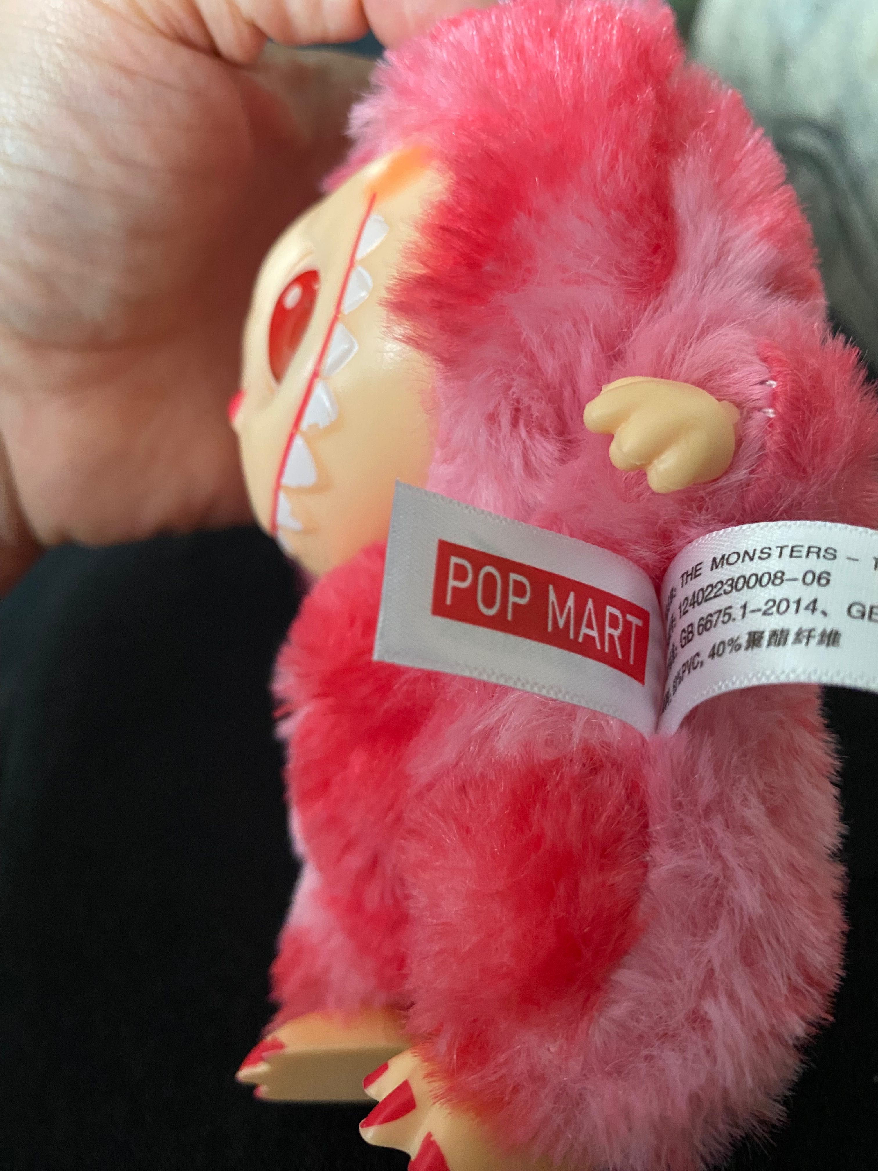 Labubu energy różowe pop Mart
