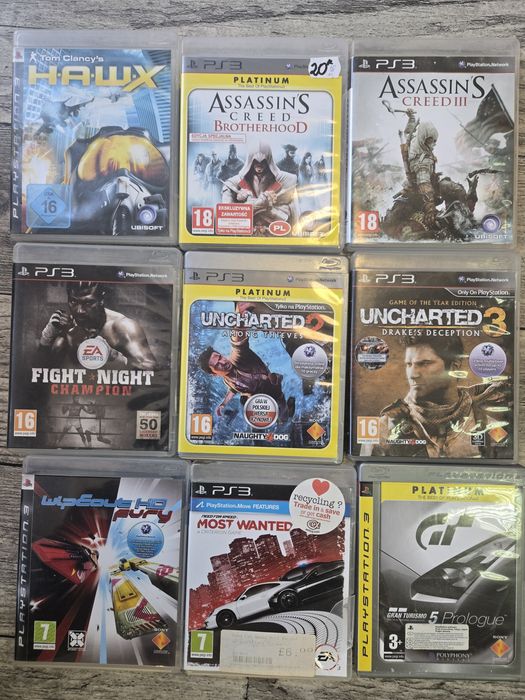 9 gier ps3 okazja !!