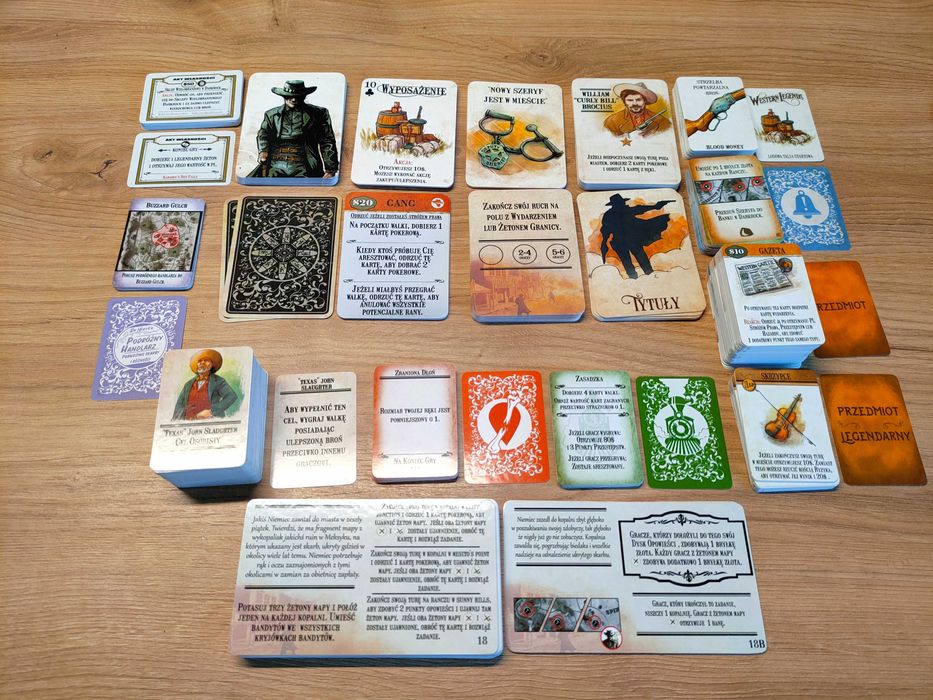 Polskie karty Western legends Ante Up Blood money wild bunch of extra