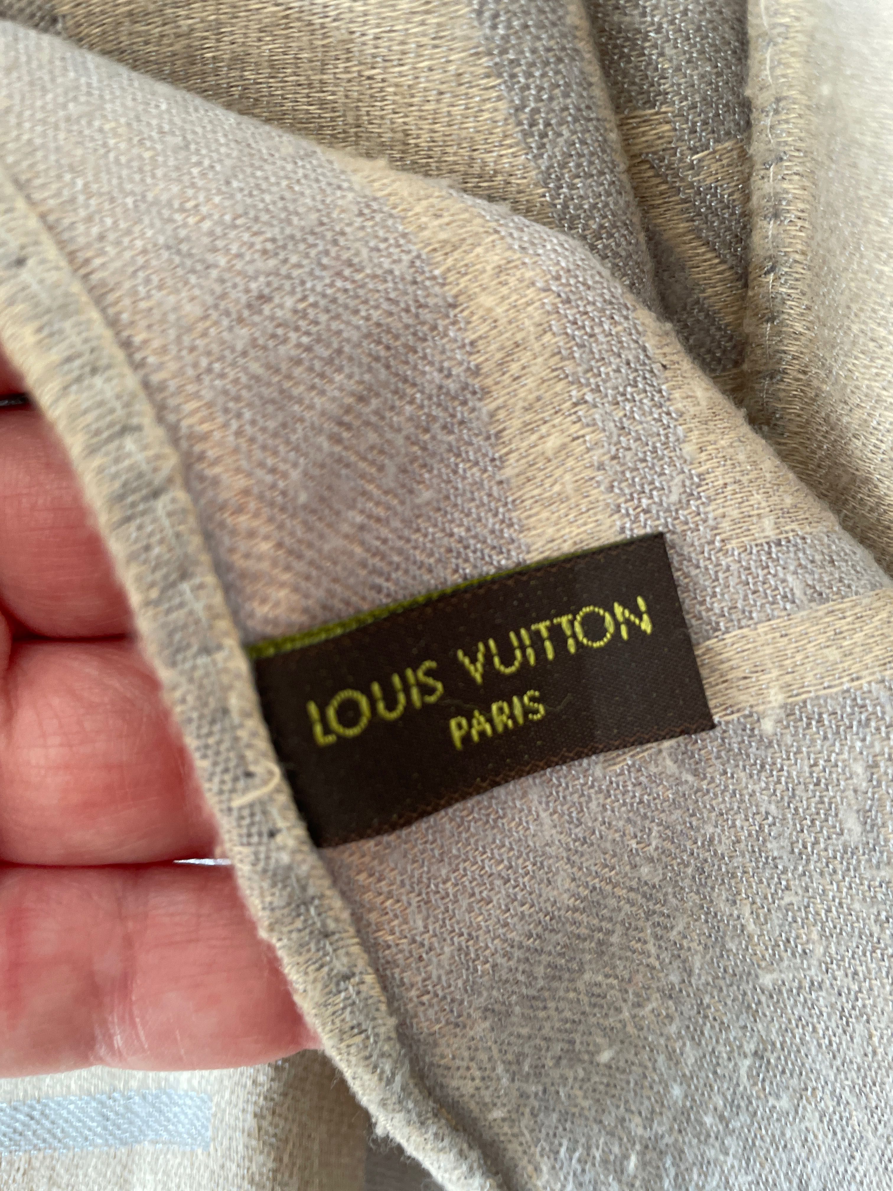 Louis Vuitton szal chusta 60% wełna