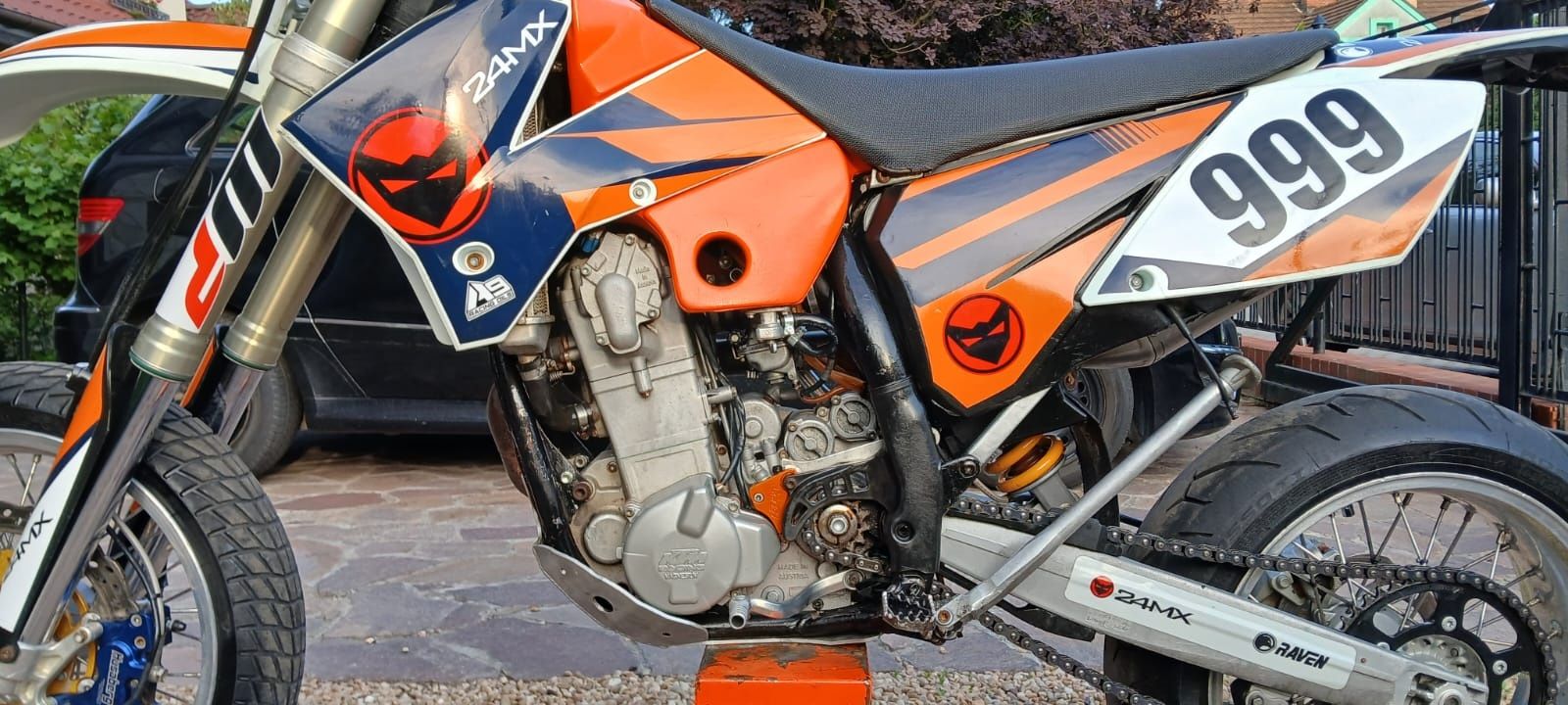 KTM EXC 450 Rok 2005 Rejestracja Szwecja Supermoto Akrapovic