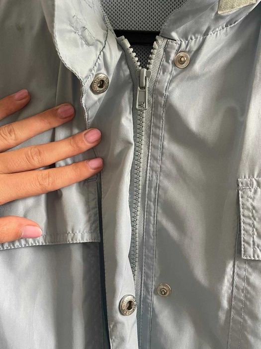 Parka azul clara com capucho S