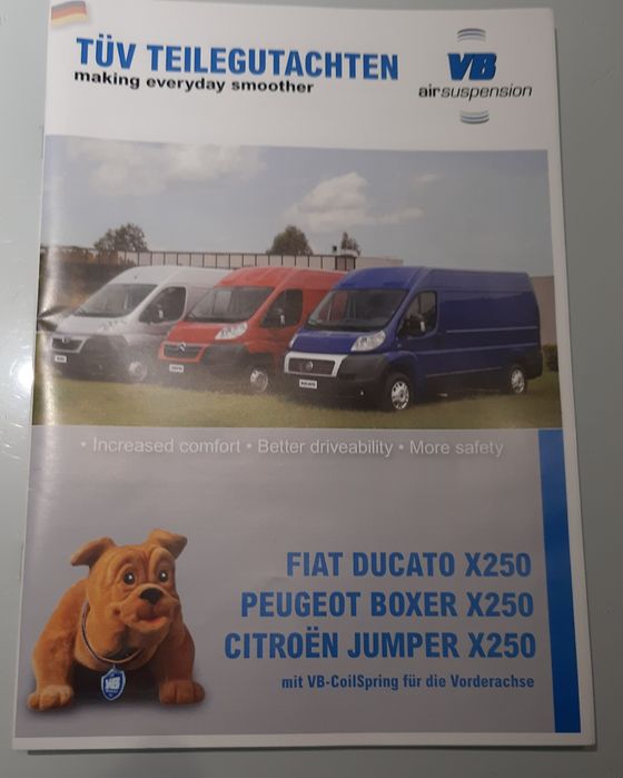 Amortyzatory Fiat Ducato Vb Airsuspension Wzmacniane