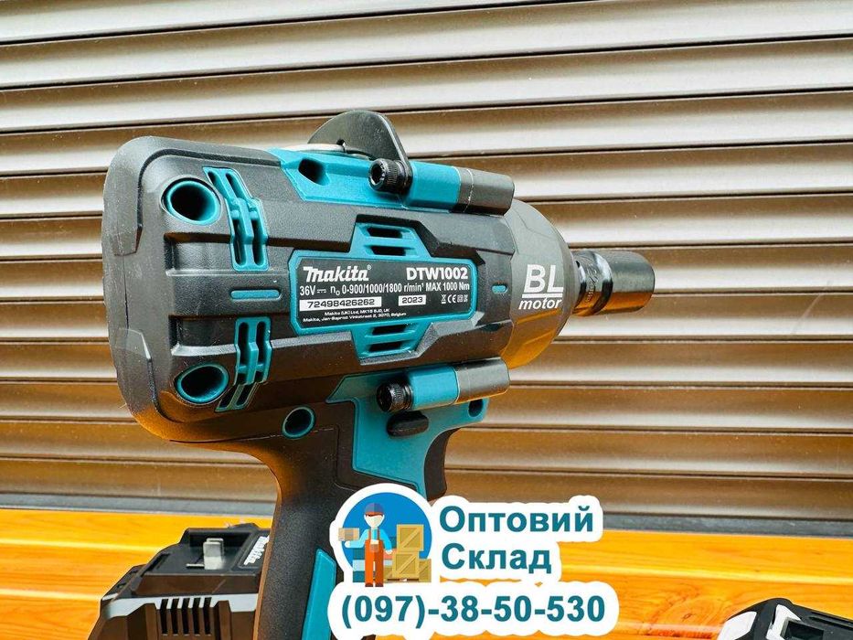 Акумуляторний Безщітковий Гайковерт DTW1002 BL (36v/9ah) Квадрат 1/2