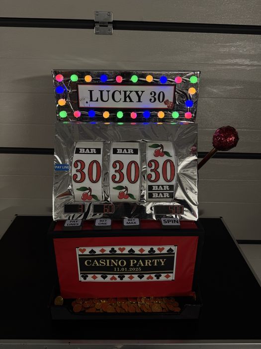 Dekoracje na imprezę w stylu Casino Kasyno