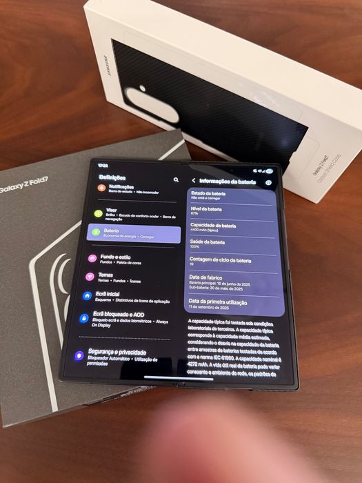 Samsung Galaxy Z Fold7 5G 12GB/256GB Dual Sim Preto Jet-black