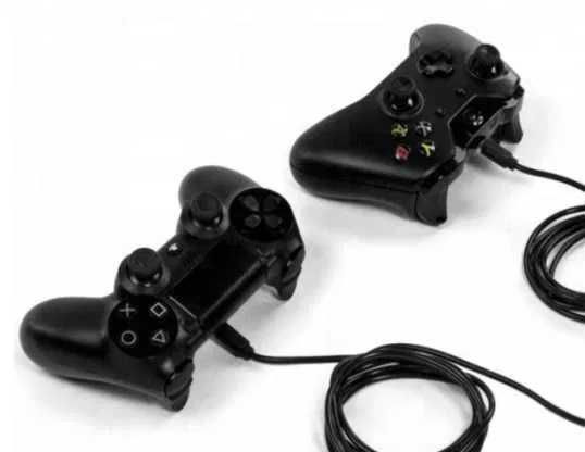 2 X Kabel micro USB oplot ładowanie transfer 3m * Pad PS4 Xbox One