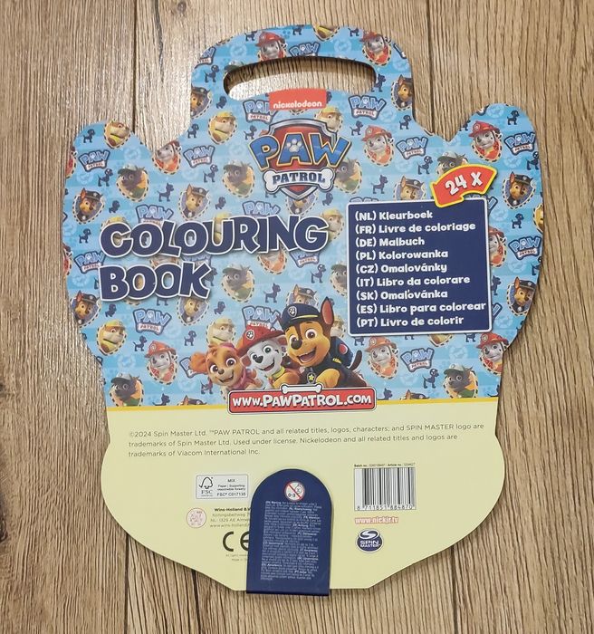 Kolorowanka Psi Patrol Chase nowa