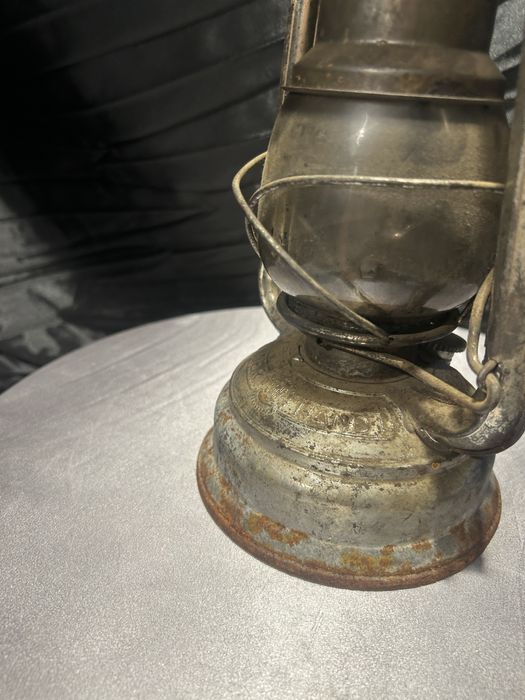 Lampa naftowa Feuerhand – West Germany – szkło Jena Glas