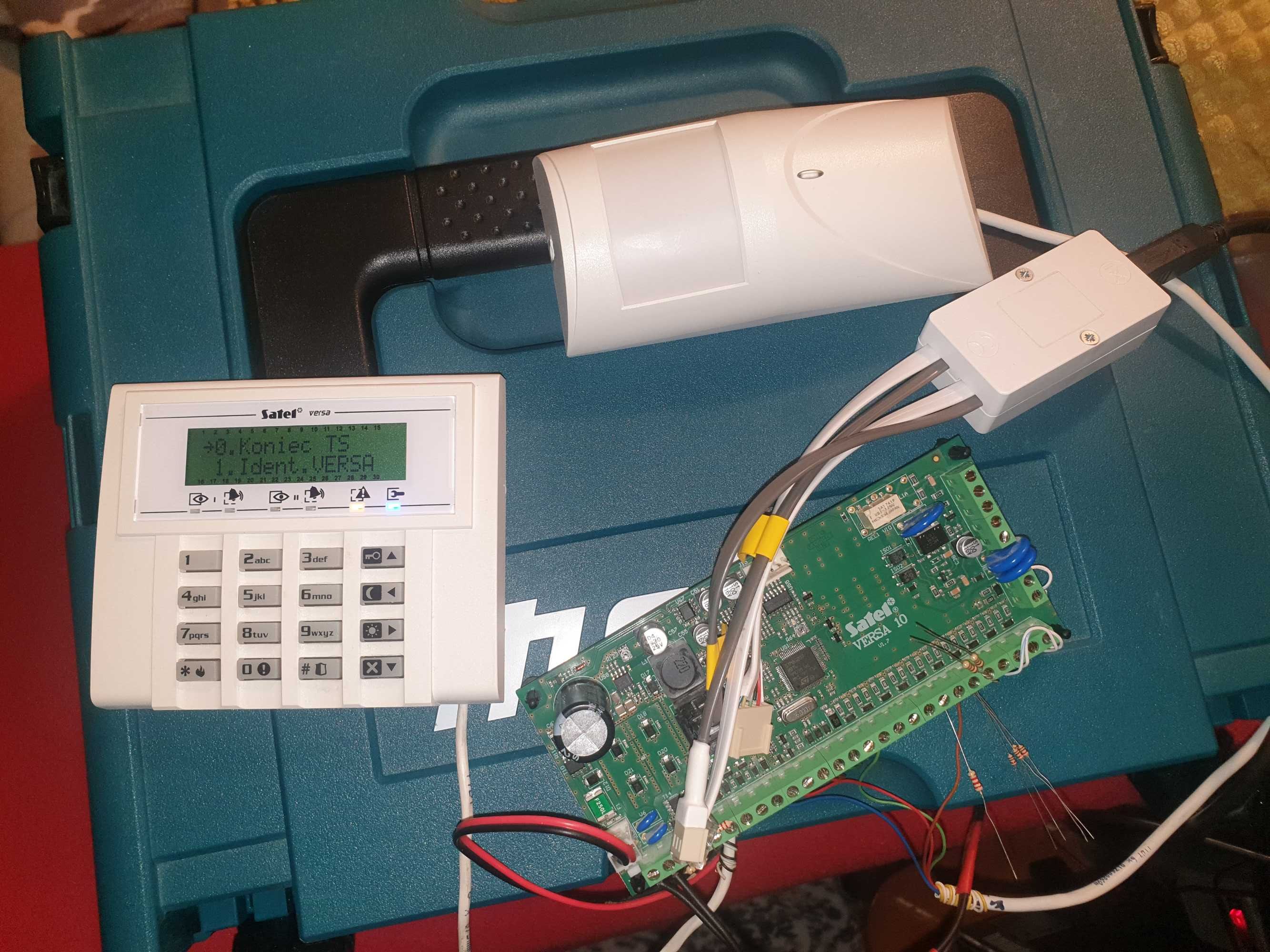 Lcd, versa 10 klawiatura Satela