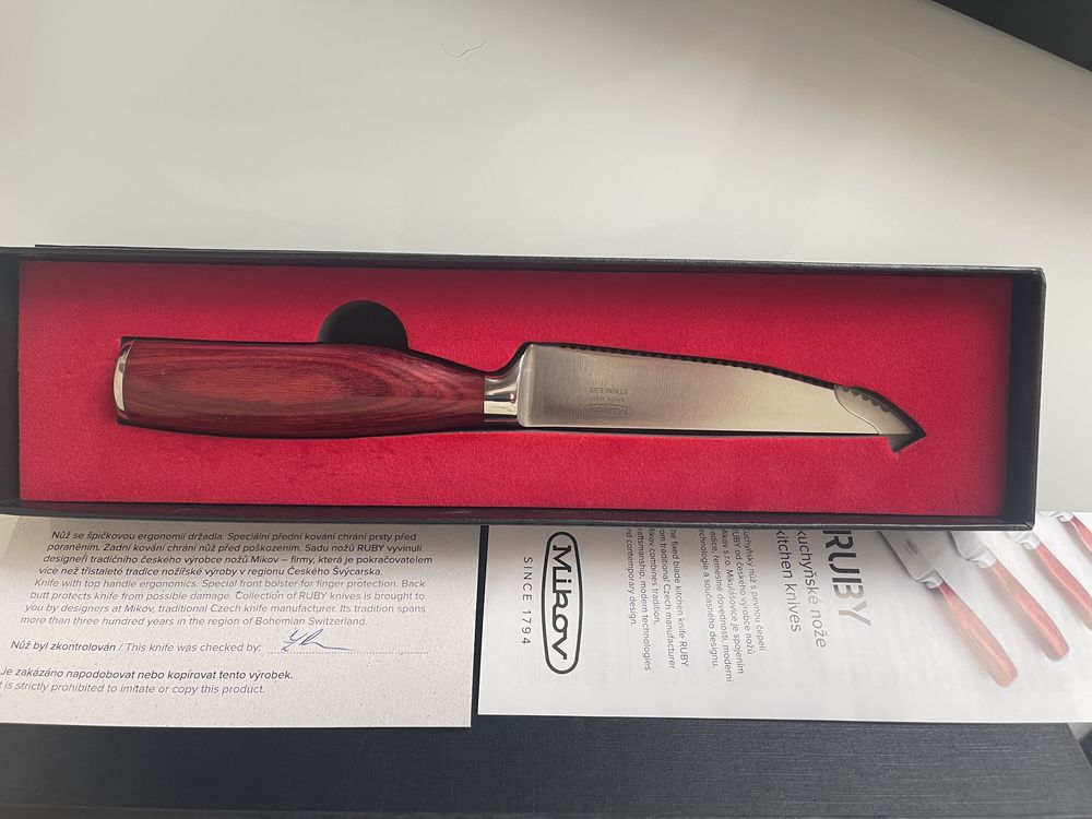 Набор ножей Mikov Ruby Gril Set, нож, ніж