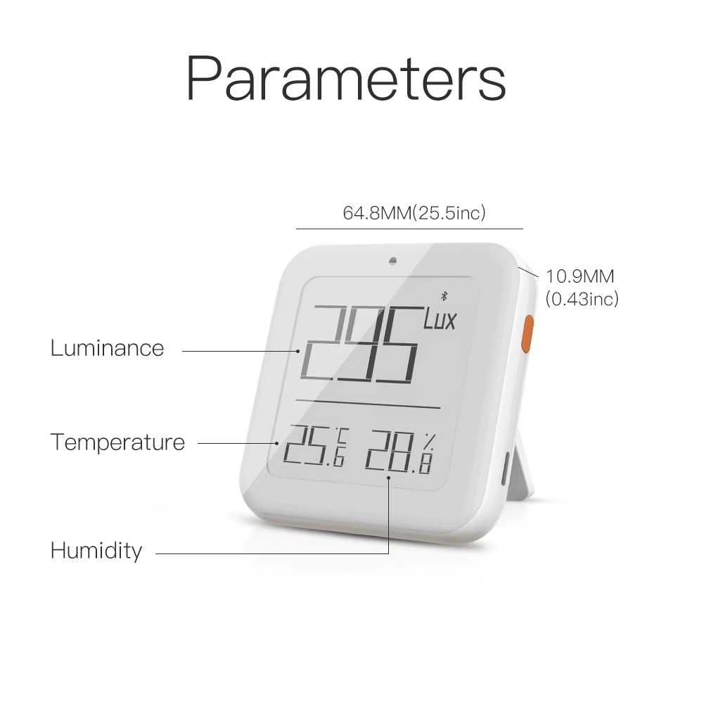 Moes czujnik temperatury światła wilgotności Tuya Zigbee
