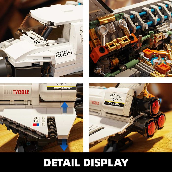 Klocki konstrukcyjne Prom Kosmiczny NASA Kosmos Rakieta Wahadłowiec