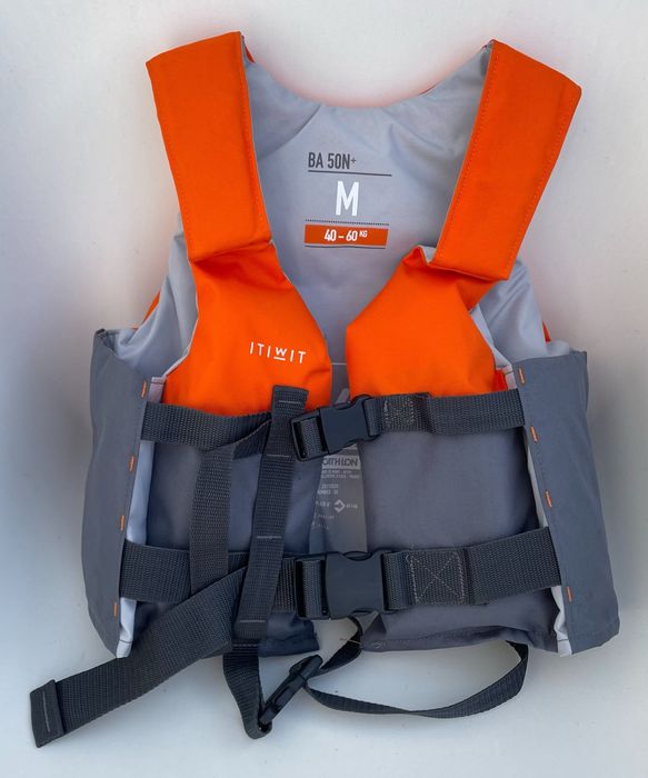 Kamizelka asekuracyjna żeglarska/kajakowa/SUP Itiwit 50 N+ 40-60 kg M